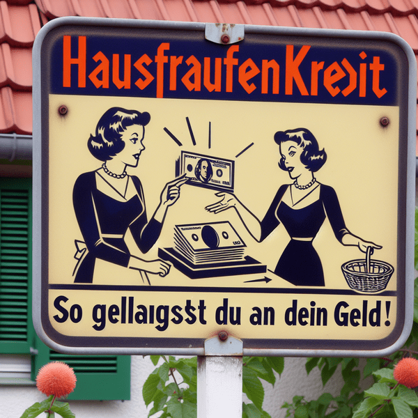 Hausfrauenkredit: So gelangst Du an Dein Geld