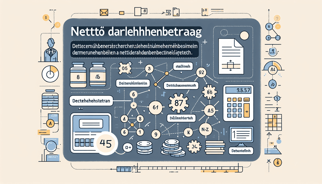 Einfluss auf Kreditrückzahlung - Nettodarlehensbetrag: Was das ist